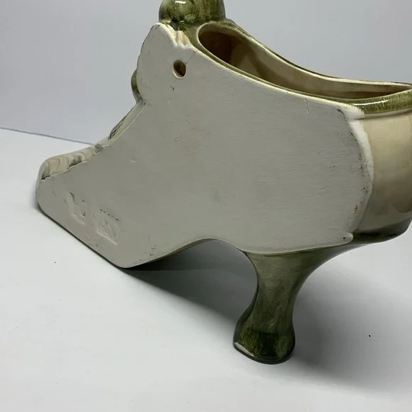 Faience High Heel Boot Figurine – Italy, Late 19th Century,